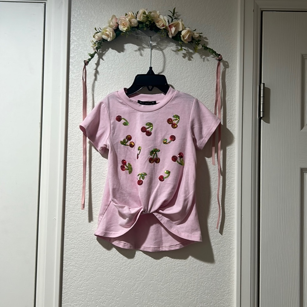Xtraordinary Sequins Cherry Top